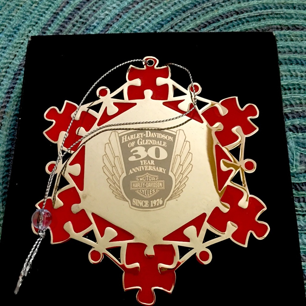 New Harley Davidson 30 year Anniversary Ornament.